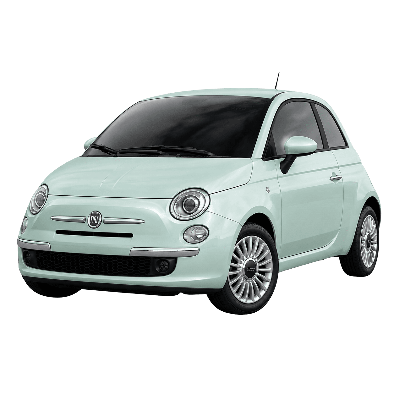 Fiat 500 compact hire car for easy local driving in Chichester