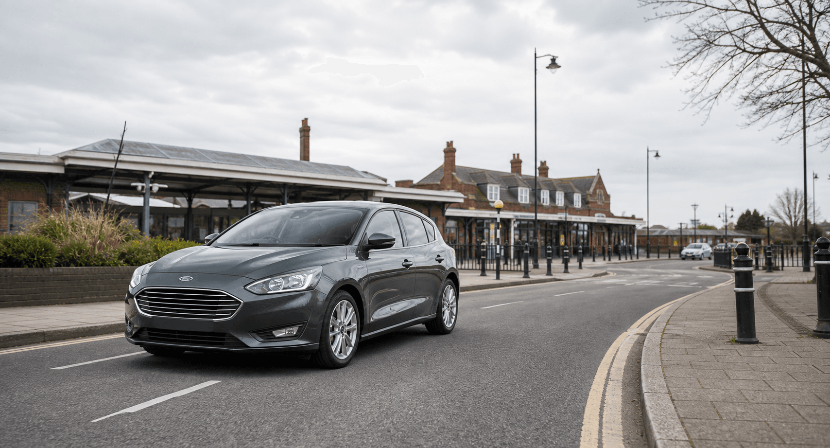 Compact hire car ready for practical travel around Bognor Regis